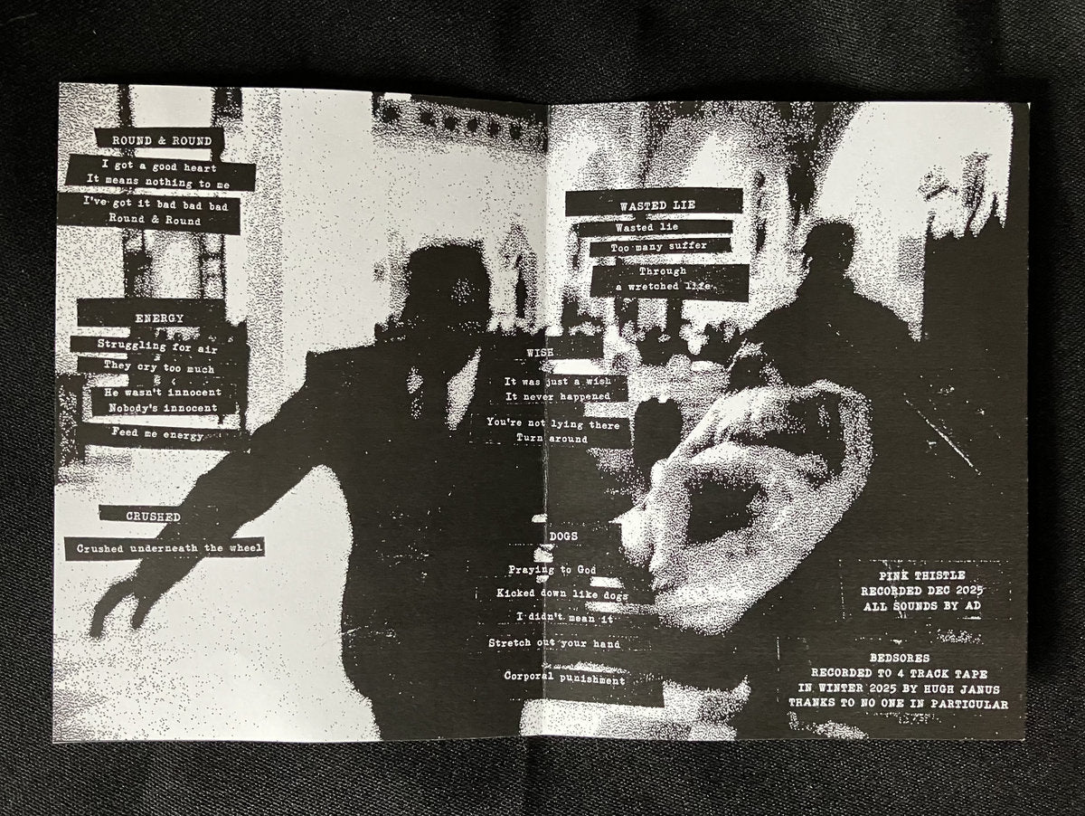 Bedsores / Pink Thistle - Split (Hibernian Leather) Cs